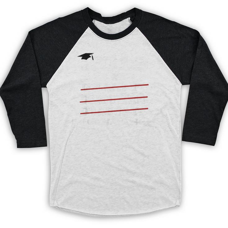 High School GraduationShirt College Graduation Baseball Raglan Shirt
