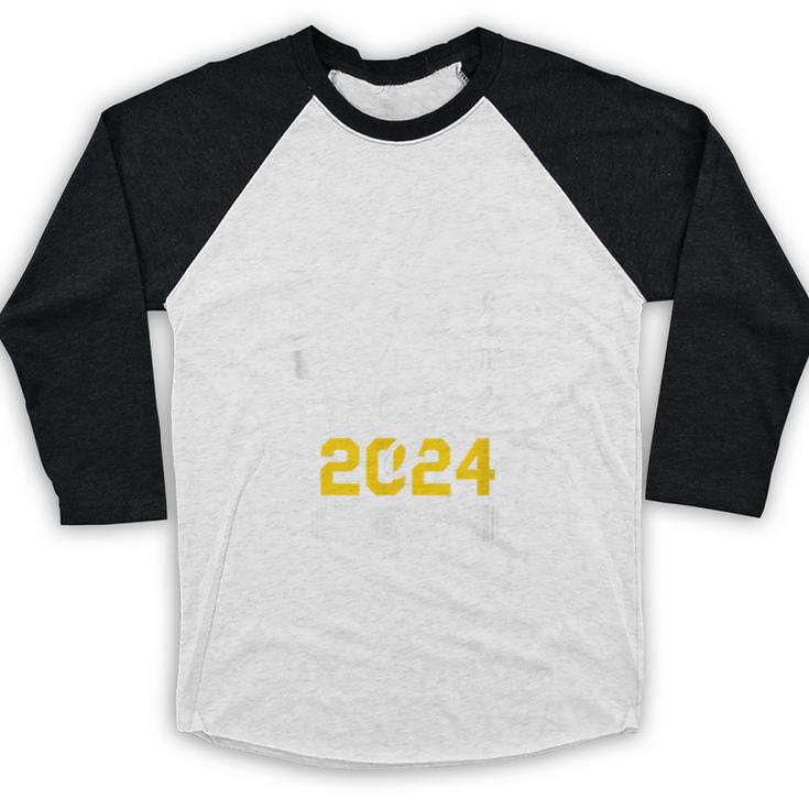 Hotter By One Degree Senior 2024 Class Of 2024 Graduation Baseball Raglan Shirt