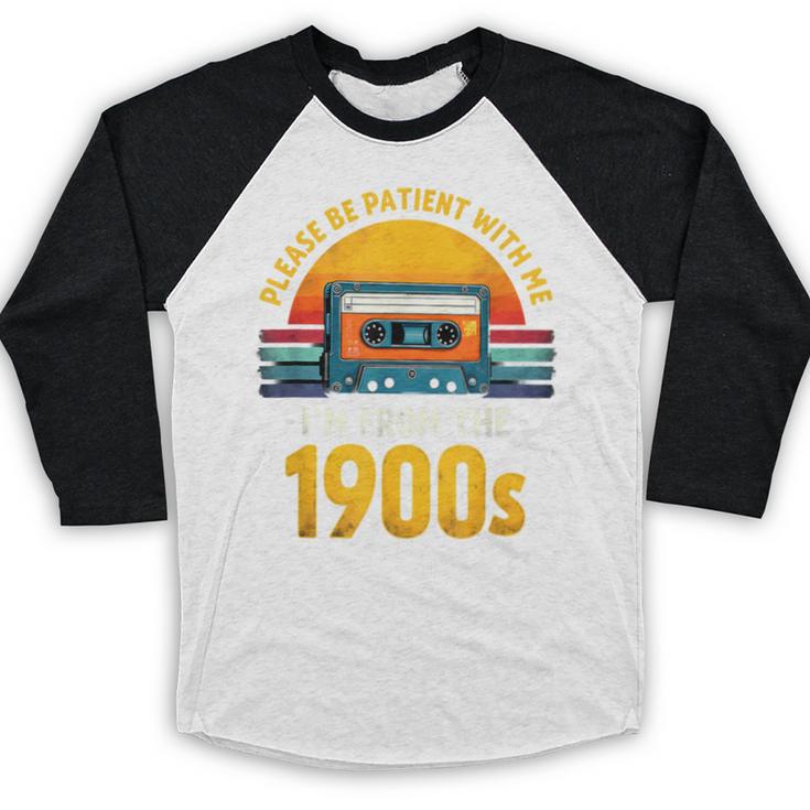 Humor Daddy I'm From The 1900s Baseball Raglan Shirt