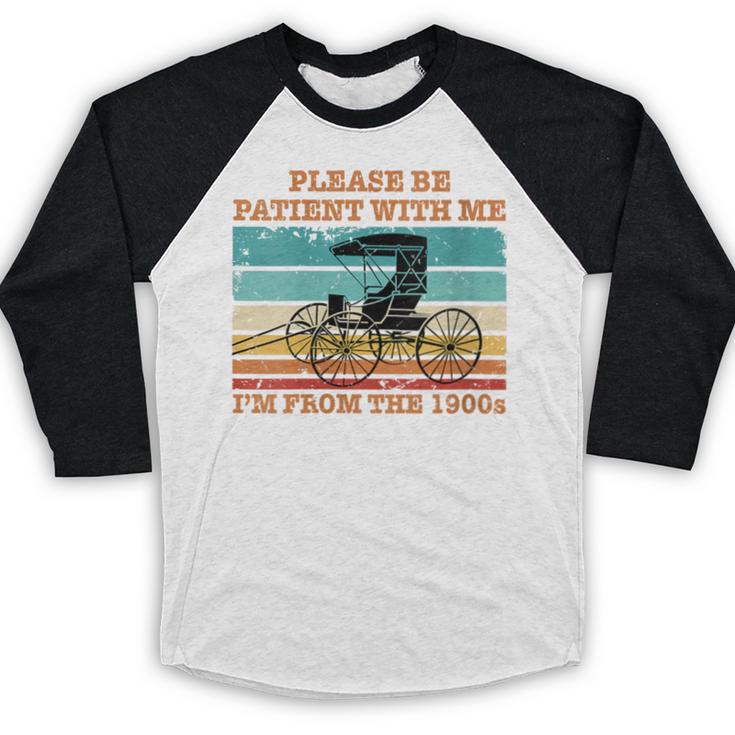 I'm From The 1900s Vintage Retirement Baseball Raglan Shirt