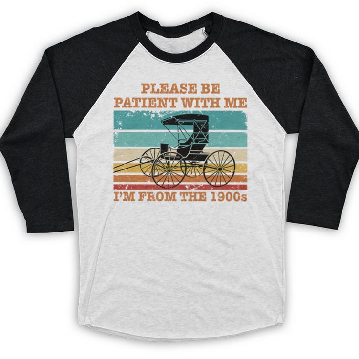 I'm From The 1900s Vintage Retirement Premium Baseball Raglan Shirt