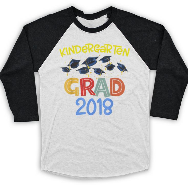 Kids Kindergarten Graduation Graduate Shirt Baseball Raglan Shirt