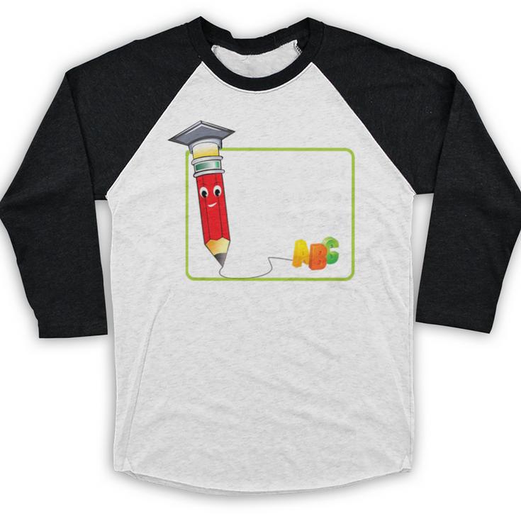 Kids Kindergarten Graduation Humor I'm So Smart I Graduated Baseball Raglan Shirt