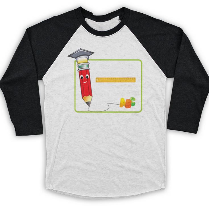 Kids Kindergarten Graduation Students Going To 1st Grade Baseball Raglan Shirt