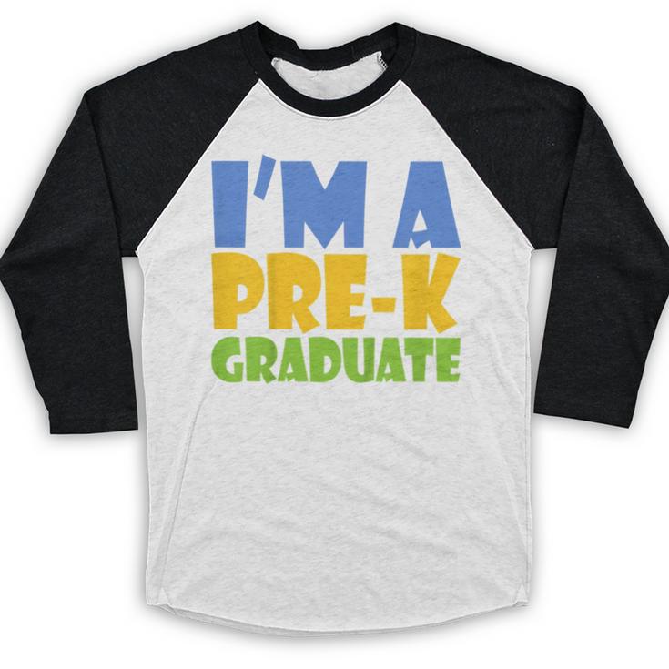 Kids Pre-K Graduate Shirt For Graduation 2018 Baseball Raglan Shirt