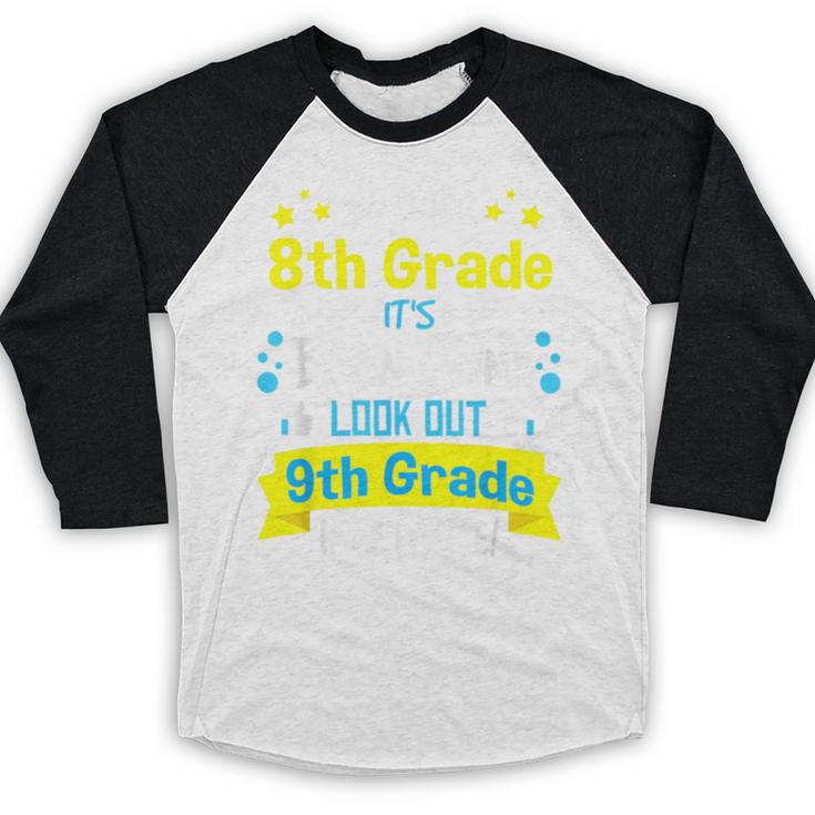 Kids So Long 8th Grade Graduation Here I Come 9th Grade Baseball Raglan Shirt