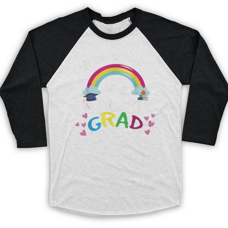 Kindergarten Graduation Proud Mom Son Daughter Baseball Raglan Shirt