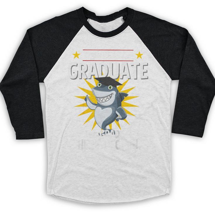 Kindergarten Graduation Shirts 2019 Shark Grad Toddler Baseball Raglan Shirt