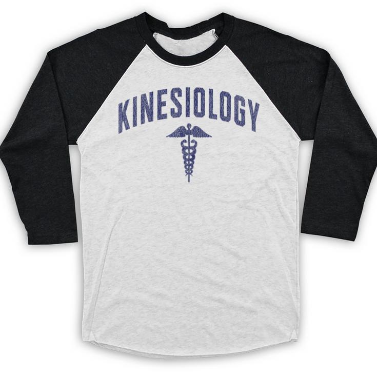 Kinesiology Major Future Kinesiologist Graduation Graduate Baseball Raglan Shirt