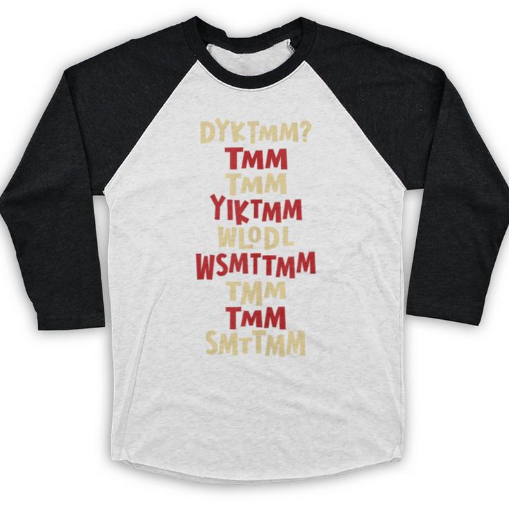 Do You Know The Muffin Man DYKTMM Nostalgia Quote Baseball Raglan Shirt Do You Know The Muffin Man DYKTMM Nostalgia Quote Baseball Raglan Shirt