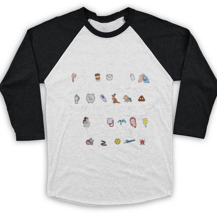 Labor And Delivery Alphabet Nurse New Nurse Graduation Baseball Raglan Shirt