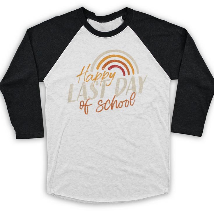 Last Day Of School Shirt For Teacher Kids Student Graduation Baseball Raglan Shirt
