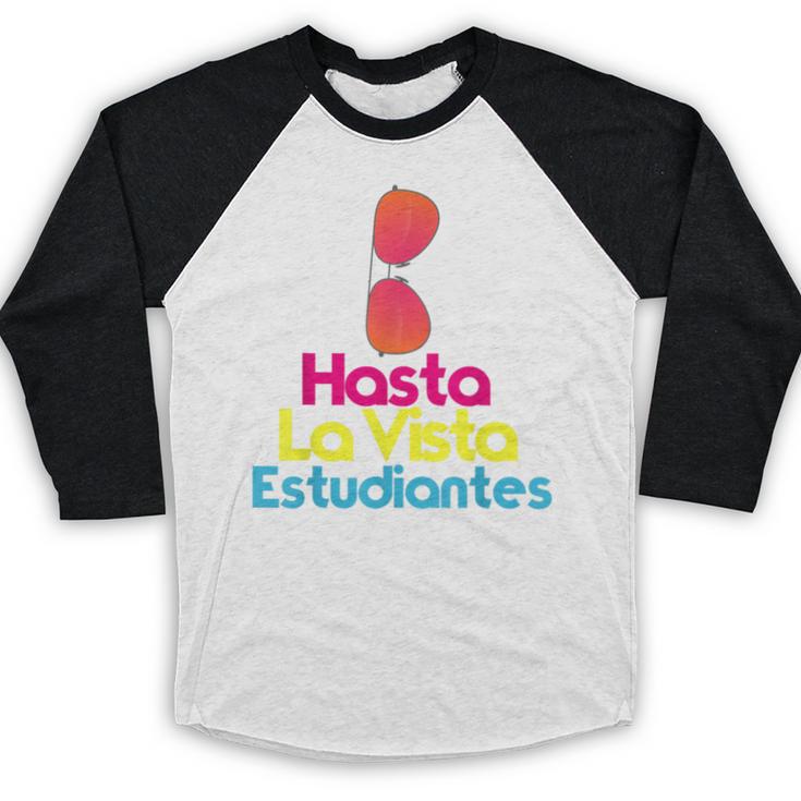 Last Day Of School Spanish Teacher Graduation T-Shirt For Men Women Kids Baseball Raglan Shirt