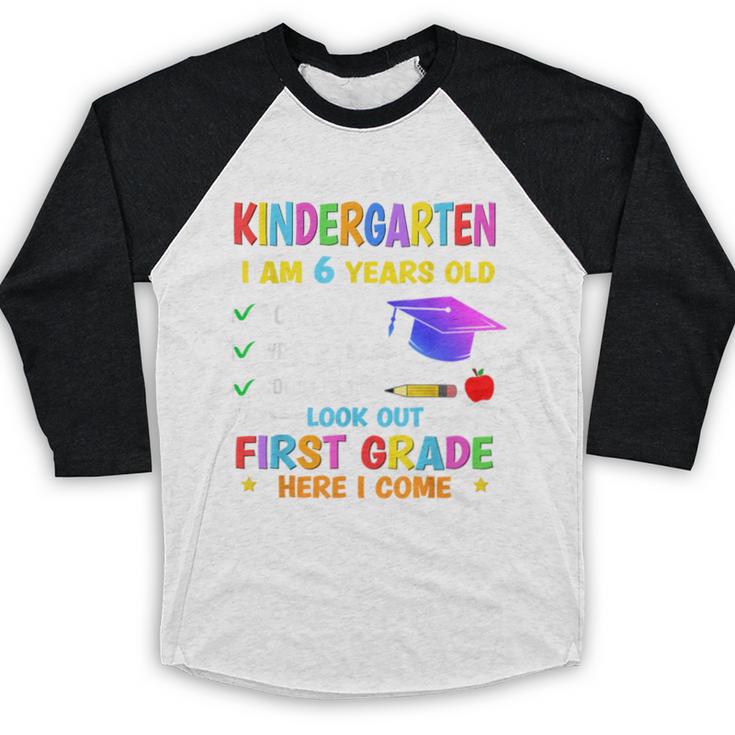 Last Days Of Kindergarten Graduation 2025 Graduate Boys Girl Baseball Raglan Shirt
