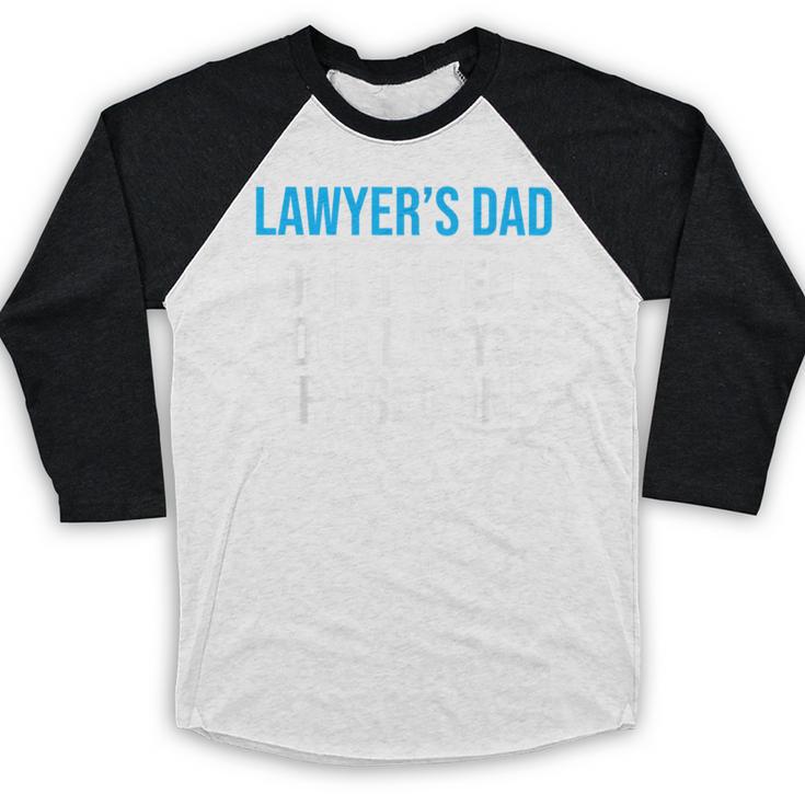 Lawyer's Dad Father Law School Graduation Baseball Raglan Shirt