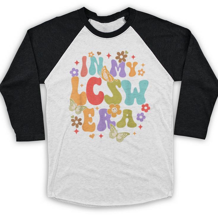 LCSW Grad Social Worker Graduation In My LCSW Era Baseball Raglan Shirt