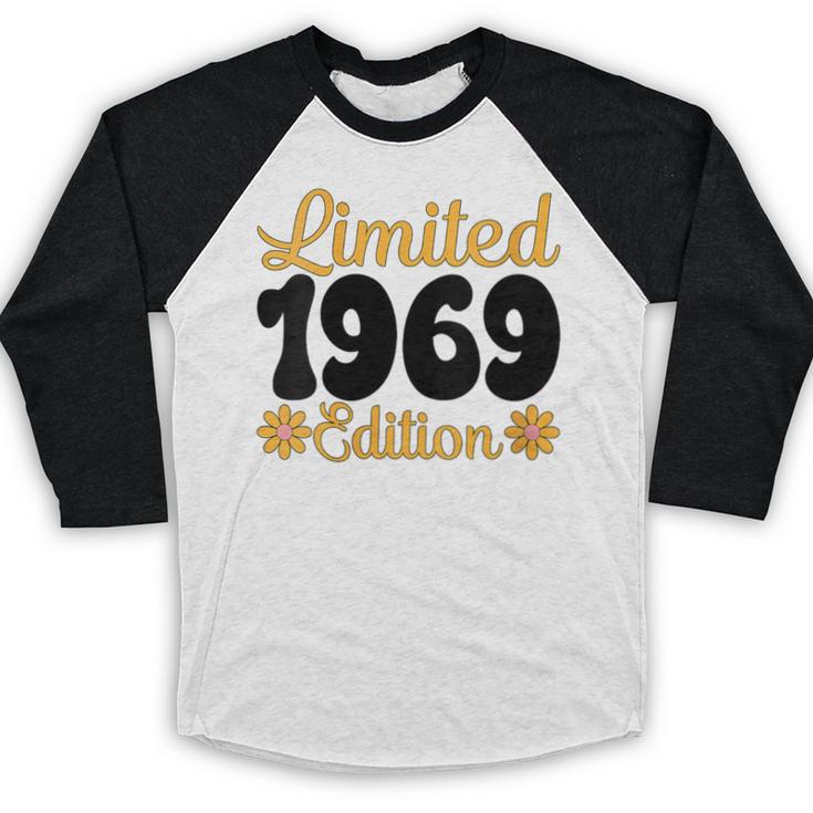 Limited 1969 Edition Retro Nostalgia Art Baseball Raglan Shirt