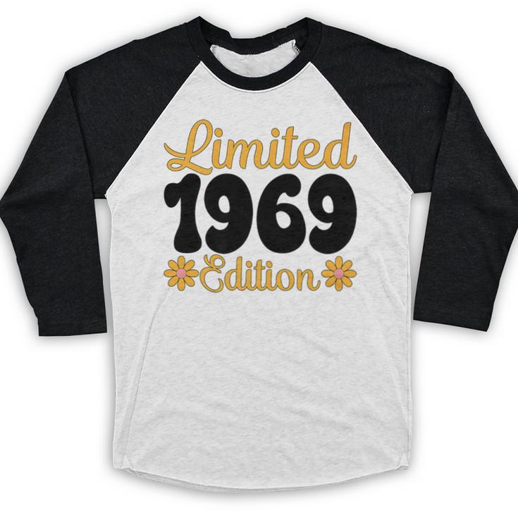 Limited 1969 Edition Retro Nostalgia Art Premium Baseball Raglan Shirt