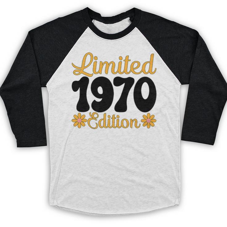 Limited 1970 Edition Retro Vintage 70s Nostalgia Premium Baseball Raglan Shirt