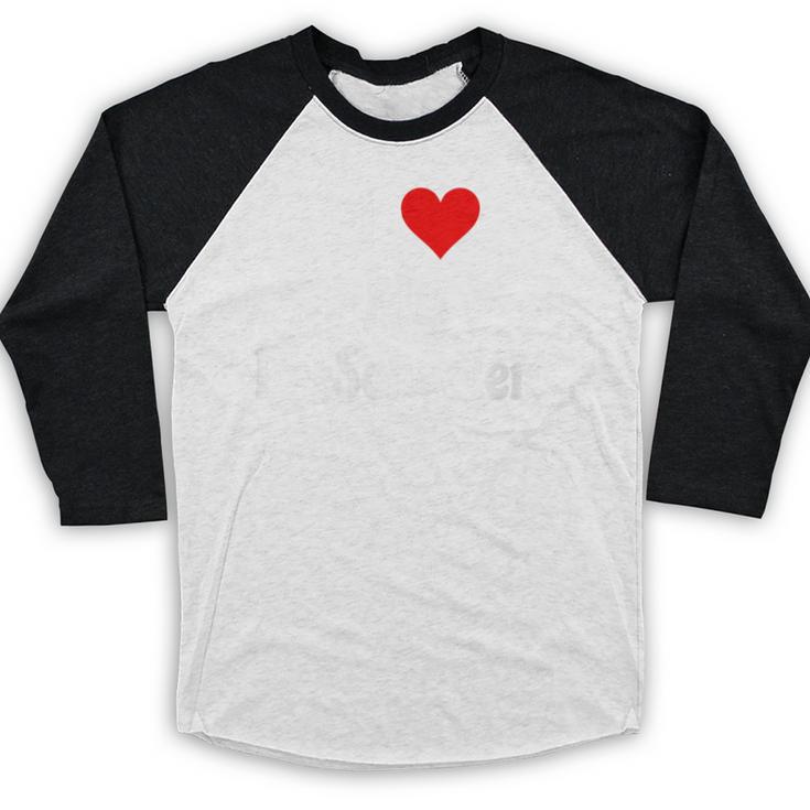 I Love My PreSchool Students Teachers Educators Graduation Baseball Raglan Shirt