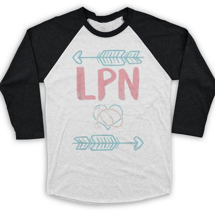 LPN Licensed Practical Nurse Graduation Nursing Nurses Week Baseball Raglan Shirt