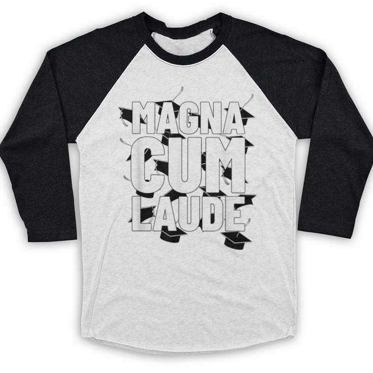 Magna Cum Laude Graduation Baseball Raglan Shirt