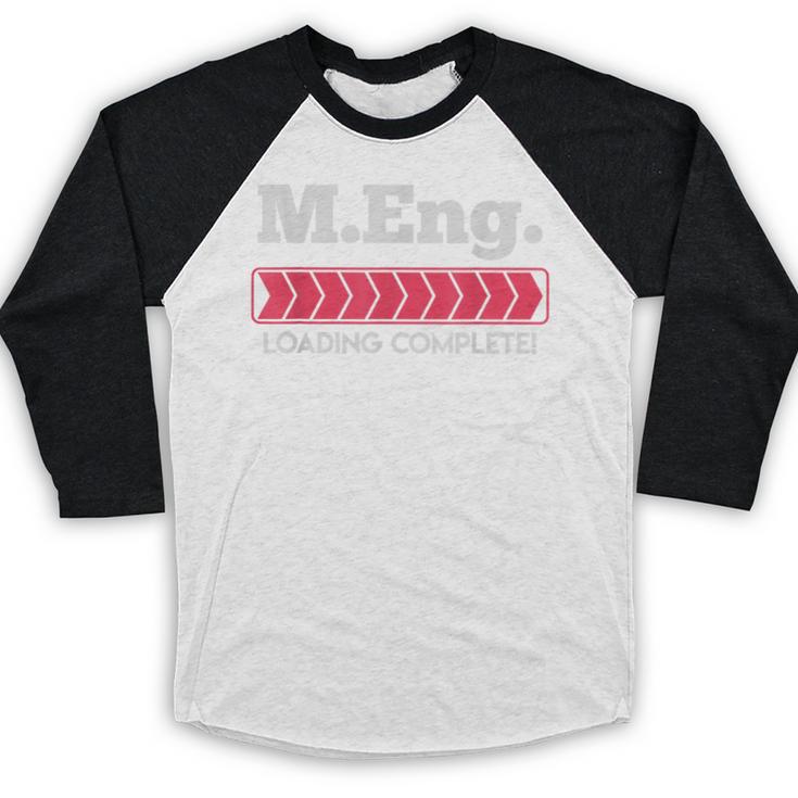 Master Of Engineering Engineer Master Graduation Baseball Raglan Shirt