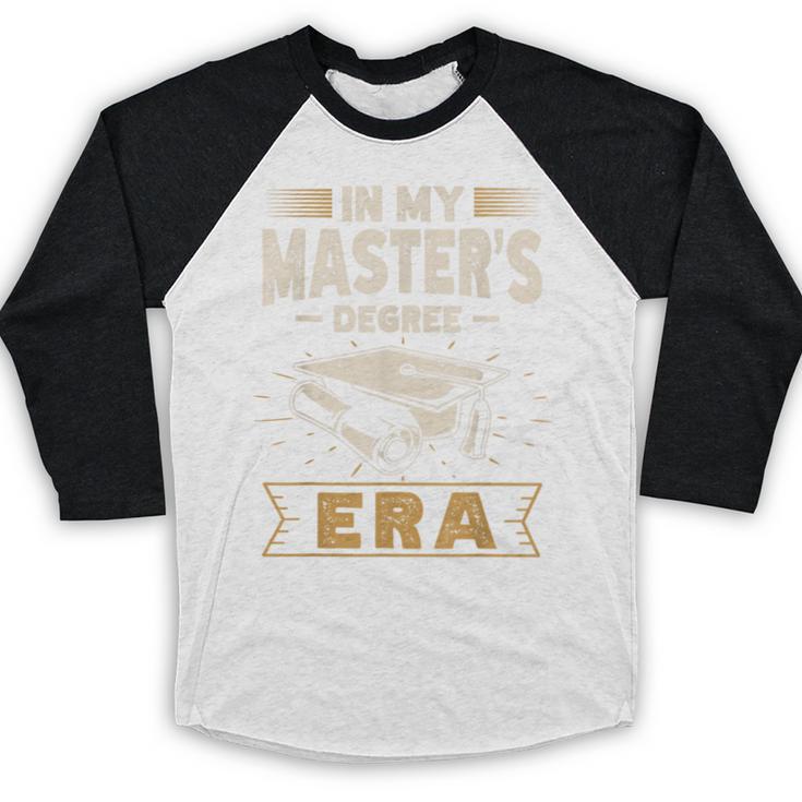 Master’s Degree Era MBA Masters Degree Graduation Baseball Raglan Shirt