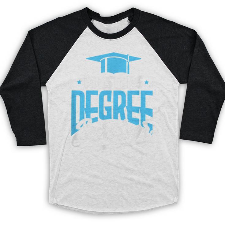 Master's Degree Graduation Masters Degree Survivor Baseball Raglan Shirt