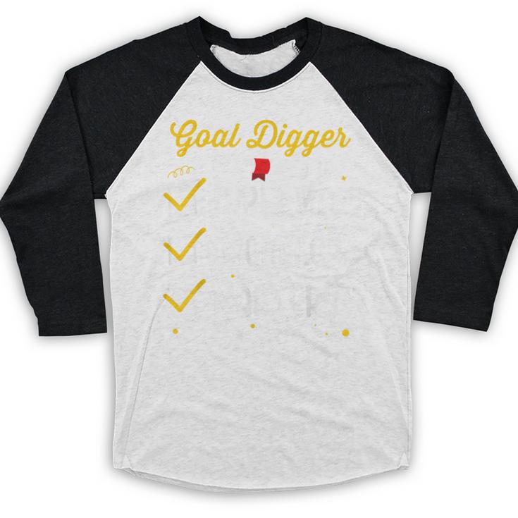 Masters Graduation Goal Digger Mastered It Baseball Raglan Shirt