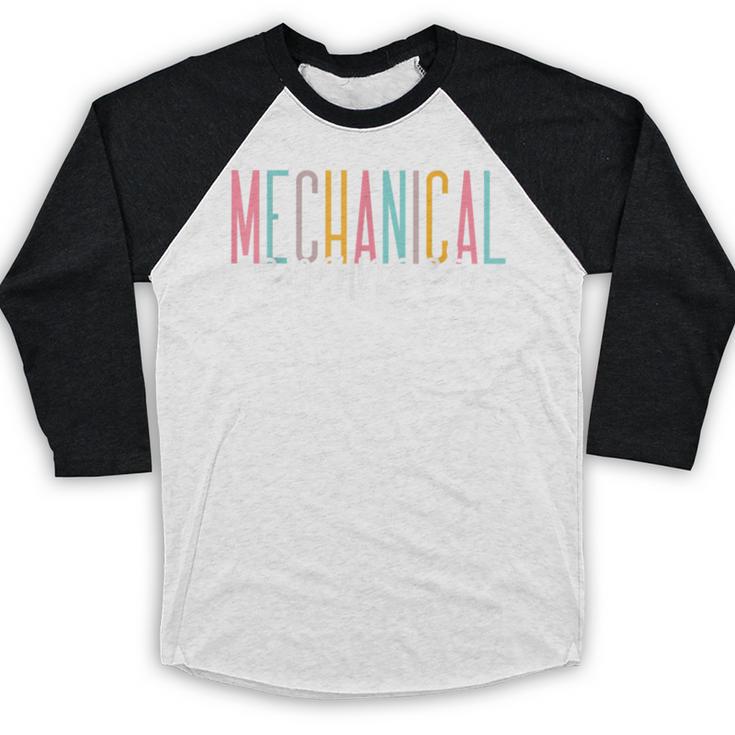 Mechanical Engineer Graduation Engineer Student Engineering Baseball Raglan Shirt