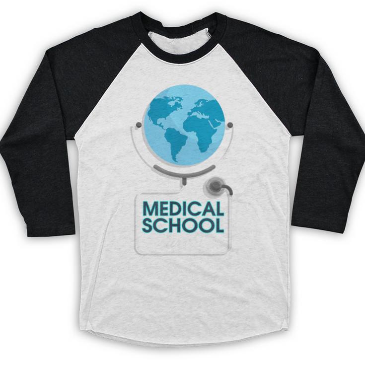 Medical School Survivor Med Graduation Baseball Raglan Shirt