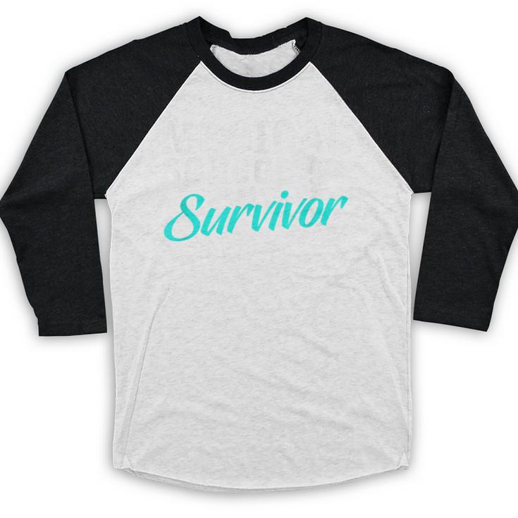 Medical School Survivor Med Student Graduation Baseball Raglan Shirt