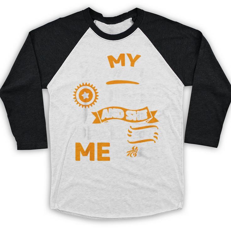 My Mommy Did It And She Did It For Me Graduation Diploma Baseball Raglan Shirt