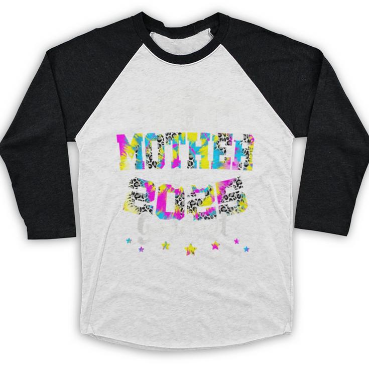 Mother Of a 2025 Graduate Tie Dye Class Senior Graduation 25 Baseball Raglan Shirt