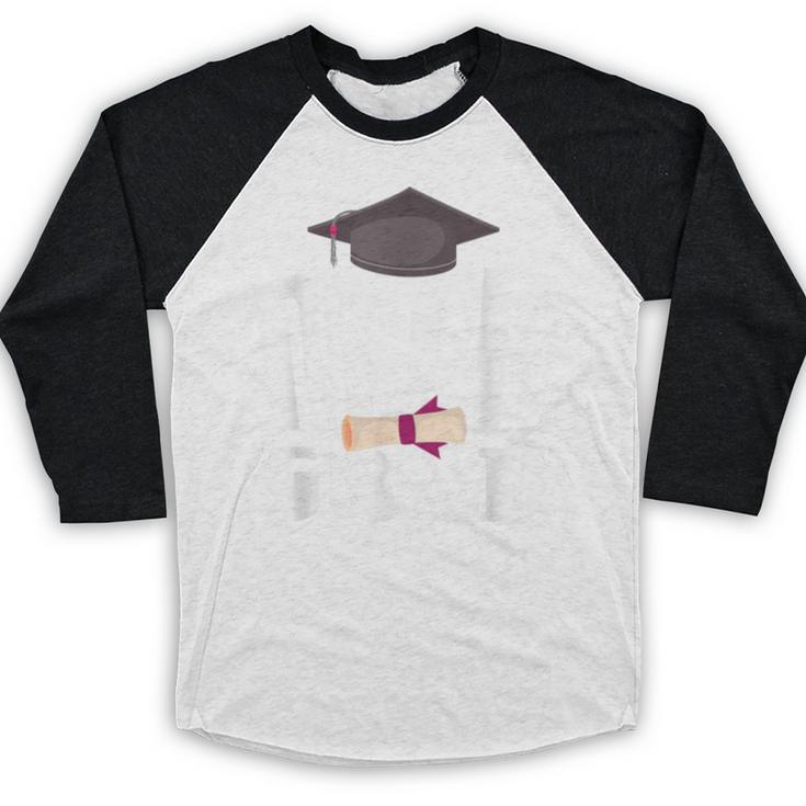 MSN Masters Graduation Men Women Son Daughter Baseball Raglan Shirt