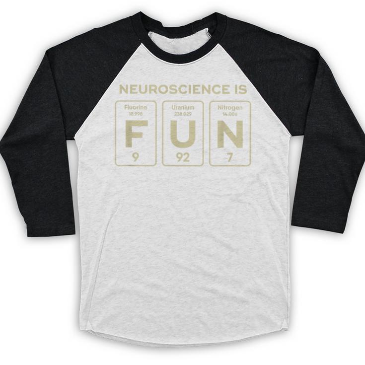 Neuroscience Major Neuroscientist Graduation Baseball Raglan Shirt