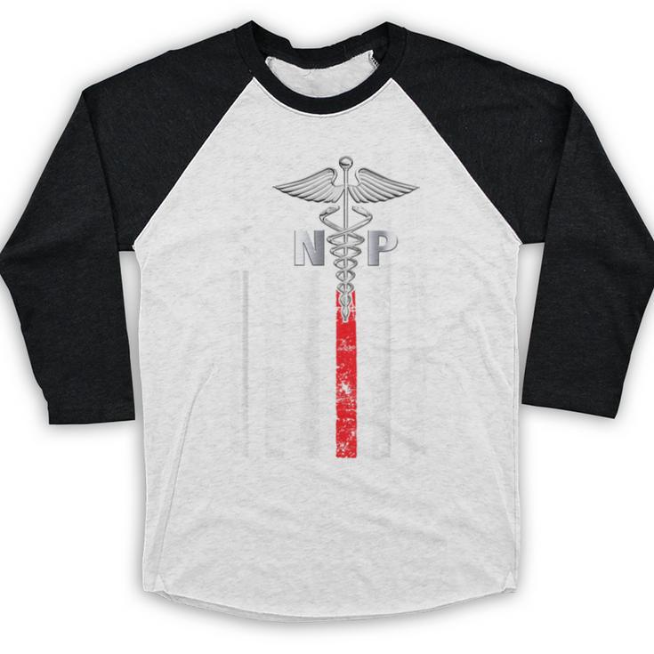 NP Nurse 2026 Practitioner Graduation Vintage Nursing Nurse Baseball Raglan Shirt