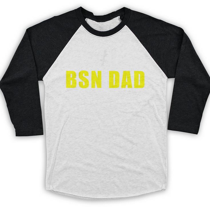 Nurse BSN Student Graduate Dad Nursing Graduation Baseball Raglan Shirt