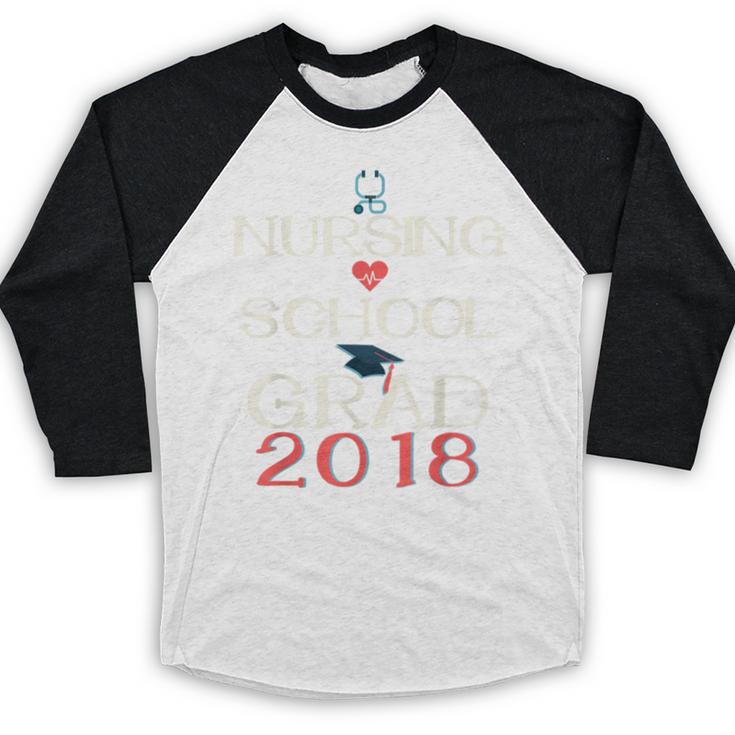 Nurse Pinning Ceremony Nursing School 2018 Graduation Shirt Baseball Raglan Shirt