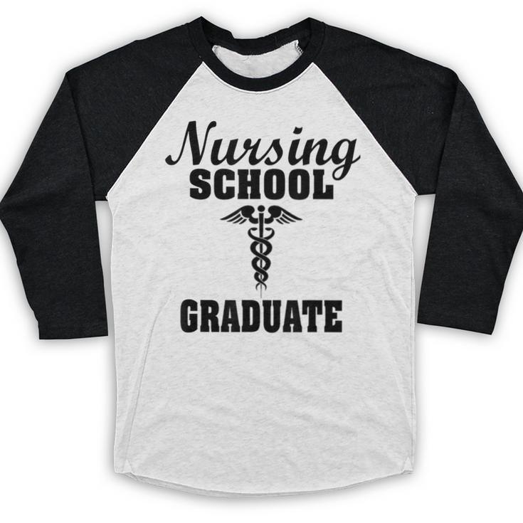 Nursing School Graduate Nurse Graduation Medical T-Shirt Baseball Raglan Shirt