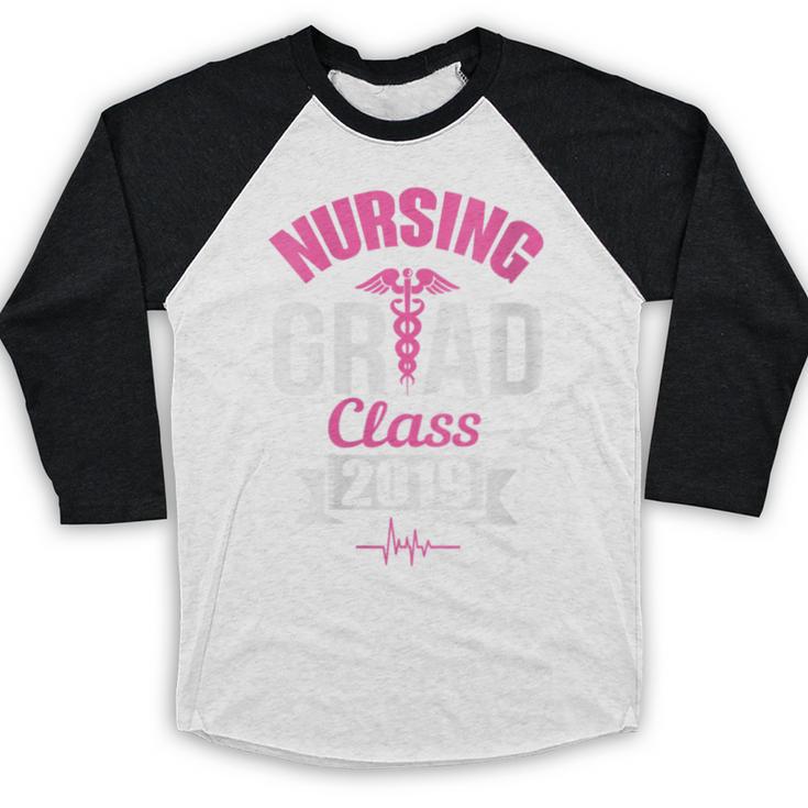 Nursing School Graduation Class Of 2019 RN Student Baseball Raglan Shirt