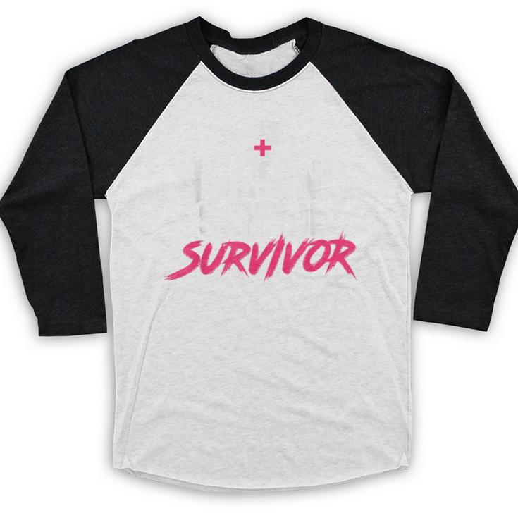 Nursing School Survivor Shirt Graduation Party Tee Baseball Raglan Shirt