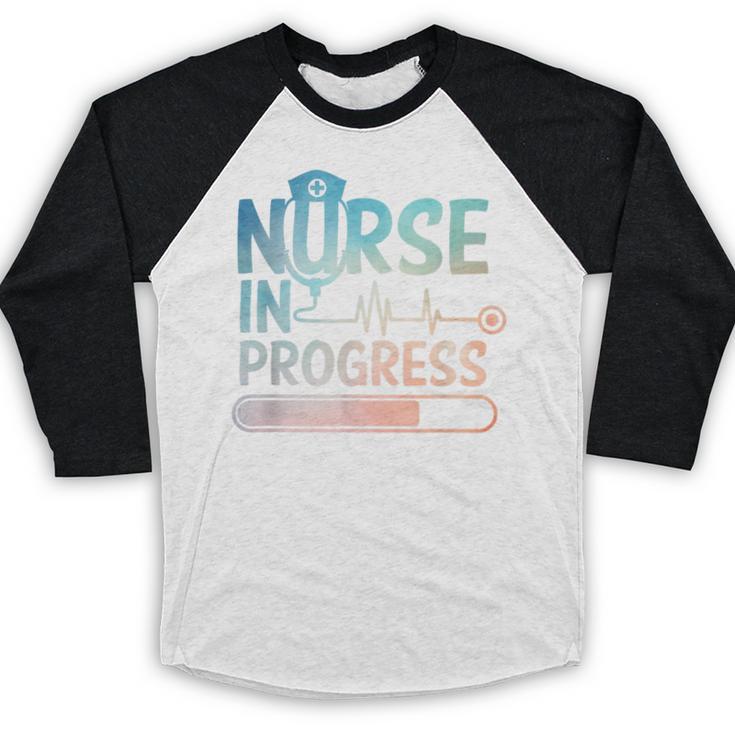 Nursing Student Art Men Women NICU Graduation Future Nurse Baseball Raglan Shirt