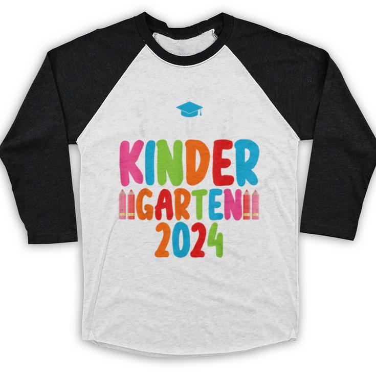 I Officially Graduated Kindergarten Graduation 2024 Baseball Raglan Shirt
