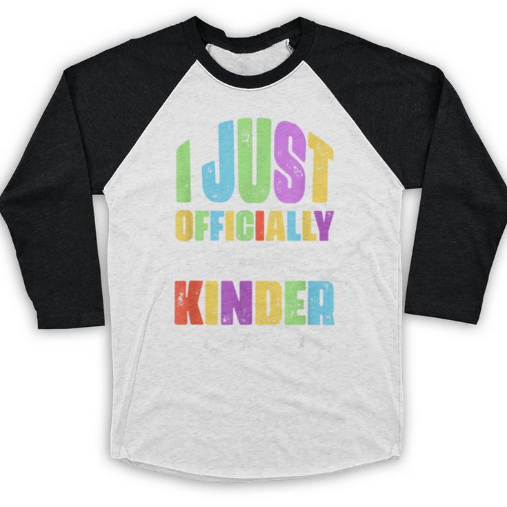 I Officially Graduated Kindergarten Graduation Class Of 2022 Baseball Raglan Shirt