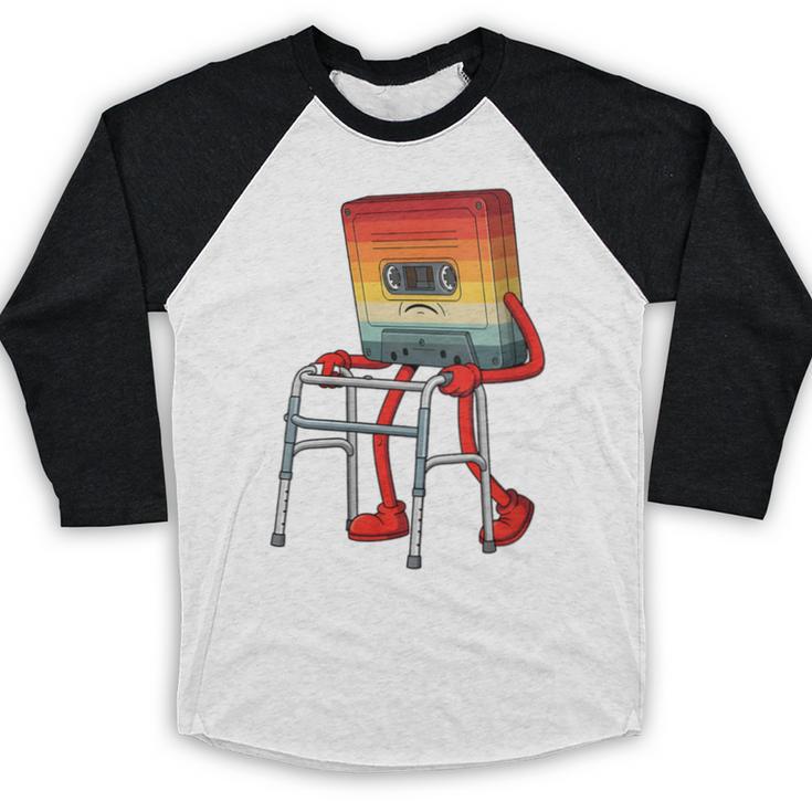 Old Vintage Cassette Tape 70s 80s 80s Outfit Nostalgia Baseball Raglan Shirt Old Vintage Cassette Tape 70s 80s 80s Outfit Nostalgia Baseball Raglan Shirt