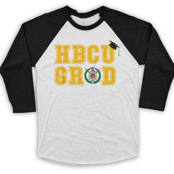 Omega Psi Phi Fraternity Paraphernalia HBCU Graduation Baseball Raglan Shirt