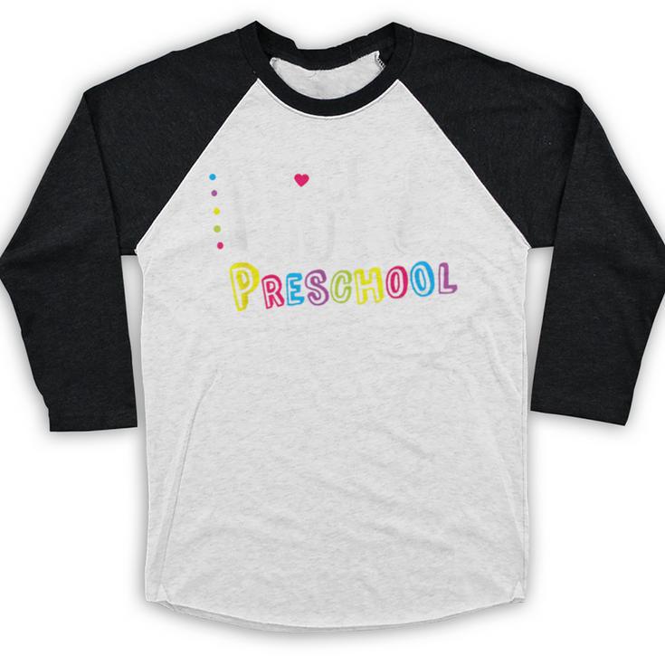 Peace Out PreschoolShirt Graduation Last Day Baseball Raglan Shirt