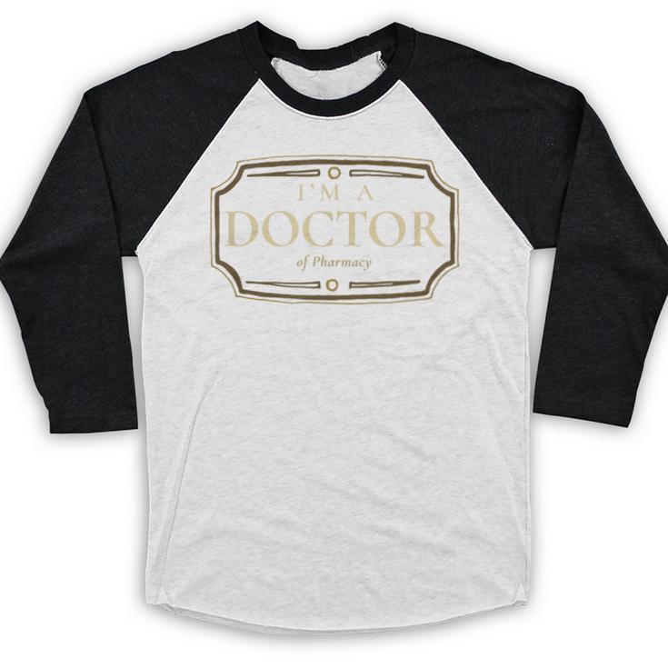 Pharmacy PharmD Doctorate Degree Graduation Shirt Baseball Raglan Shirt